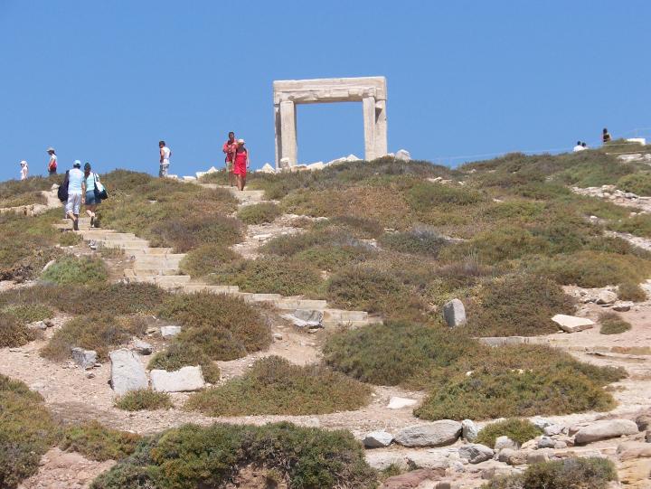Temple of Apollo on Naxos Island in Greece (July 2007)