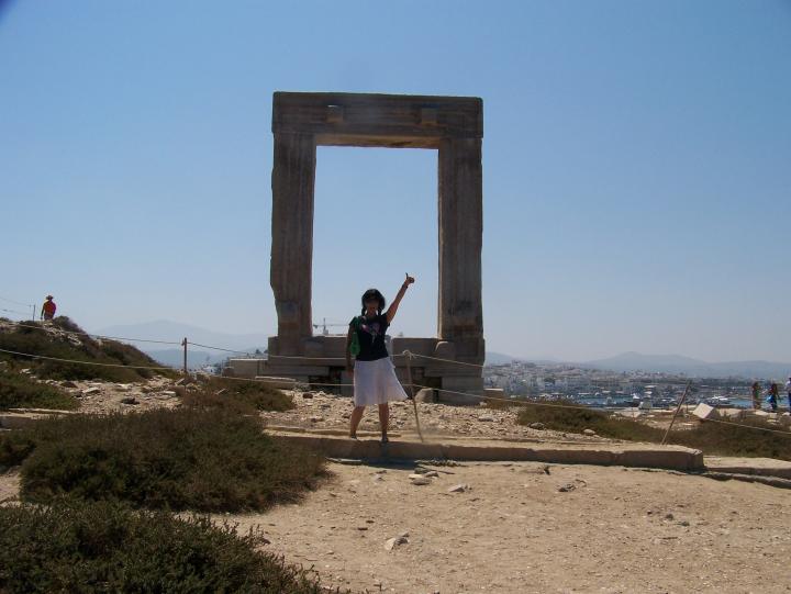 Temple of Apollo on Naxos Island in Greece (July 2007)