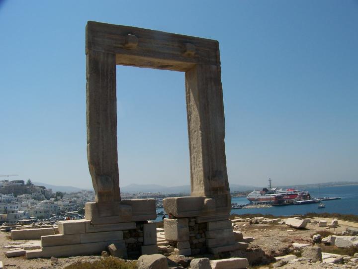 Temple of Apollo on Naxos Island in Greece (July 2007)
