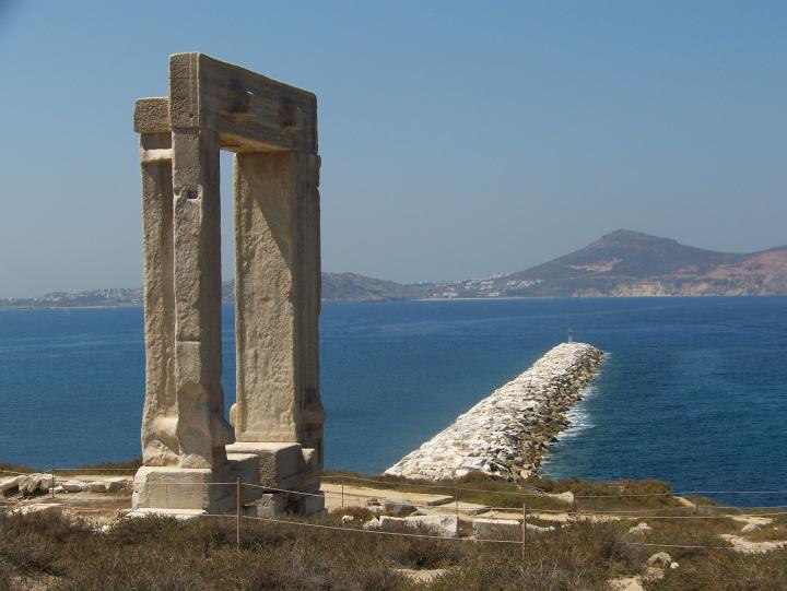 Temple of Apollo on Naxos Island in Greece (July 2007)