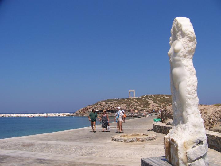 Temple of Apollo on Naxos Island in Greece (July 2007)