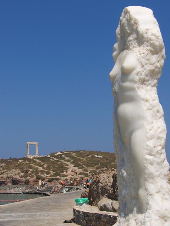 Temple of Apollo on Naxos Island in Greece (July 2007)