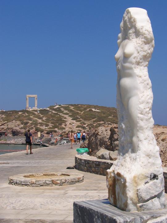Temple of Apollo on Naxos Island in Greece (July 2007)