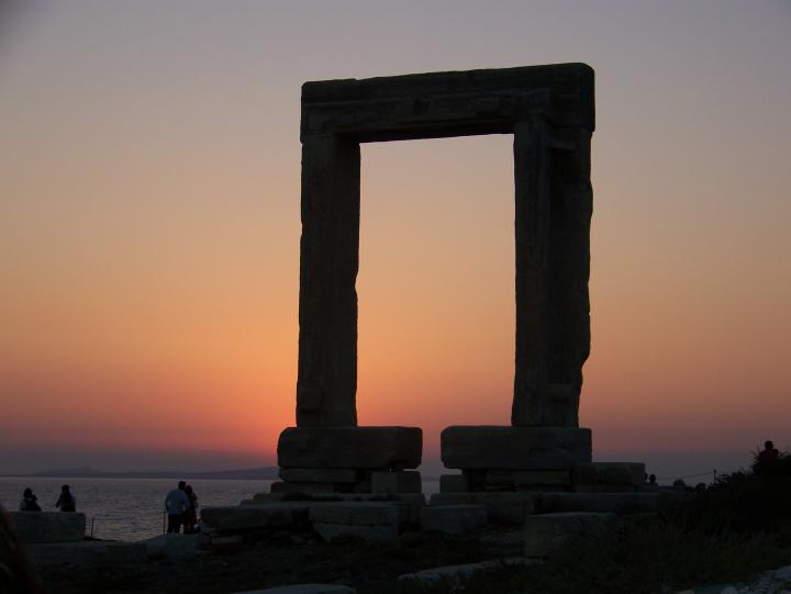 Temple of Apollo on Naxos Island in Greece (July 2007)