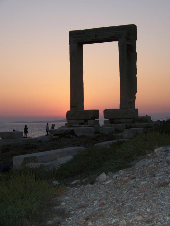 Temple of Apollo on Naxos Island in Greece (July 2007)