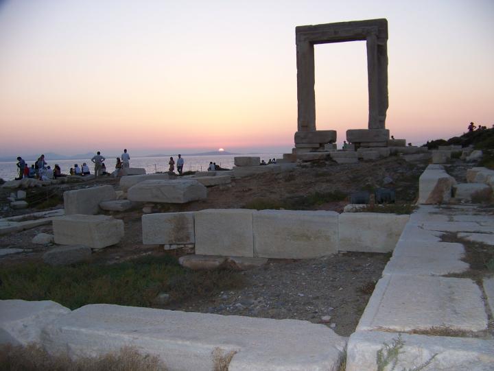 Temple of Apollo on Naxos Island in Greece (July 2007)