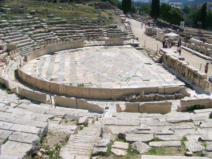 The Theatre of Dionysus @ The Acropolis in Athens, Greece (Thu 21 June 2007)