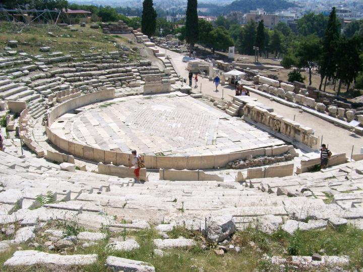 The Theatre of Dionysus @ The Acropolis in Athens, Greece (Thu 21 June 2007)