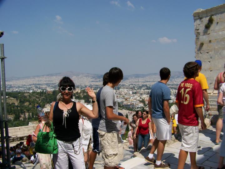 Walking Up To The Propylaea / Propylaia @ The Acropolis in Athens, Greece (Thu 21 June 2007)