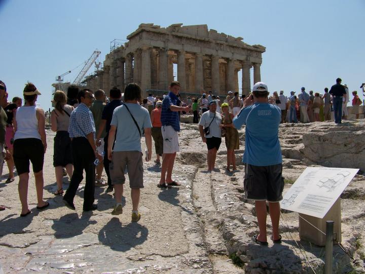The Parthenon @ The Acropolis in Athens, Greece (Thu 21 June 2007)