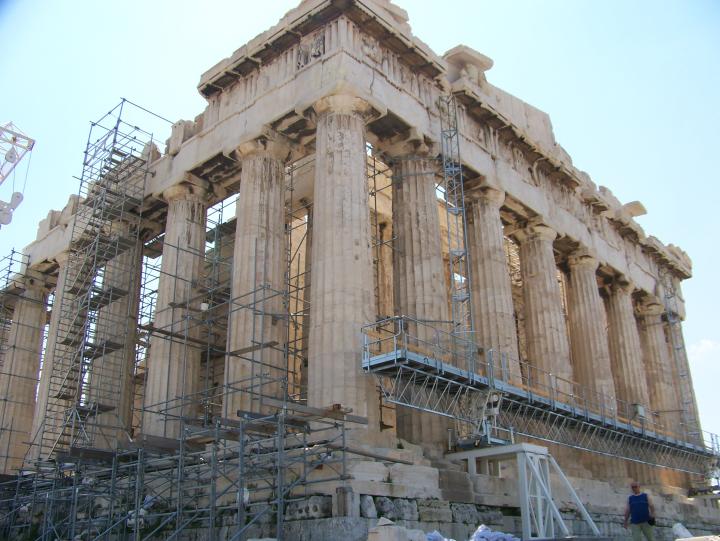 The Parthenon @ The Acropolis in Athens, Greece (Thu 21 June 2007)