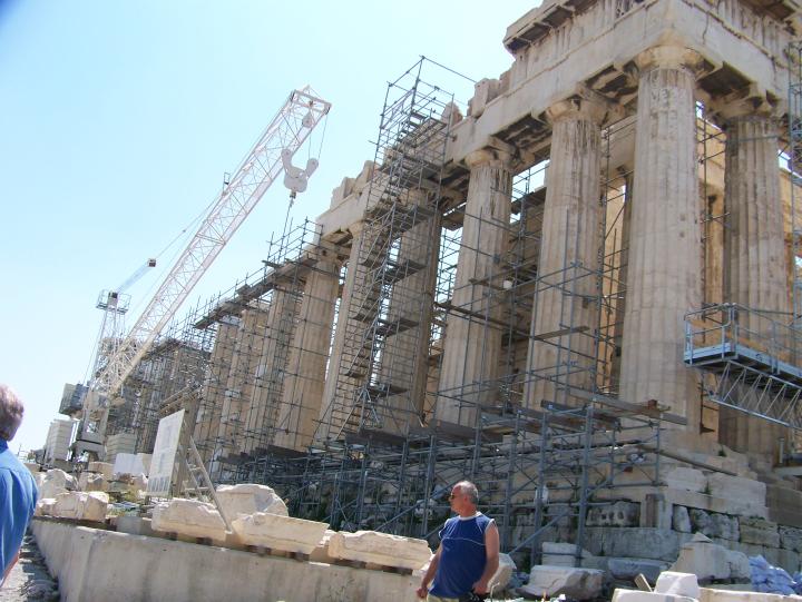 The Parthenon @ The Acropolis in Athens, Greece (Thu 21 June 2007)