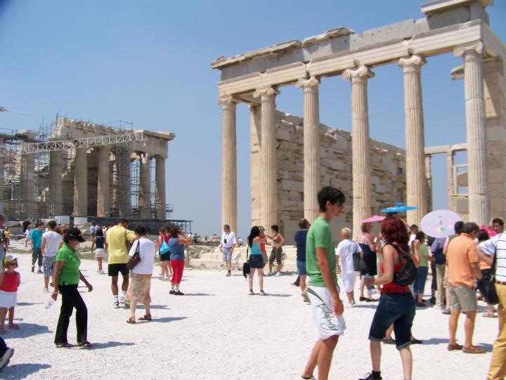 The Parthenon @ The Acropolis in Athens, Greece (Thu 21 June 2007)
