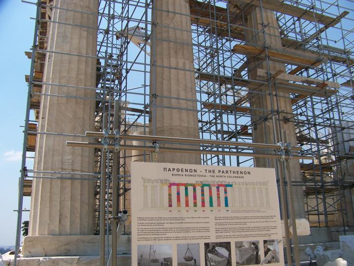 The Parthenon @ The Acropolis in Athens, Greece (Thu 21 June 2007)