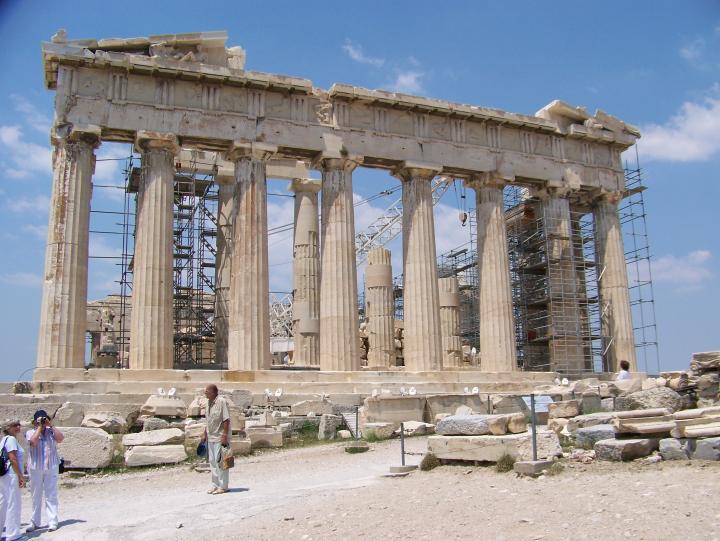The Parthenon @ The Acropolis in Athens, Greece (Thu 21 June 2007)