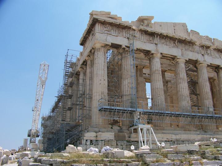 The Parthenon @ The Acropolis in Athens, Greece (Thu 21 June 2007)