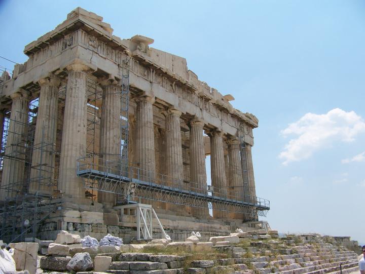 The Parthenon @ The Acropolis in Athens, Greece (Thu 21 June 2007)
