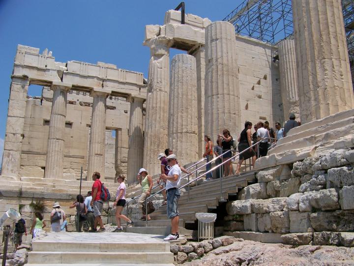 The Propylaea / Propylaia @ The Acropolis in Athens, Greece (Thu 21 June 2007)