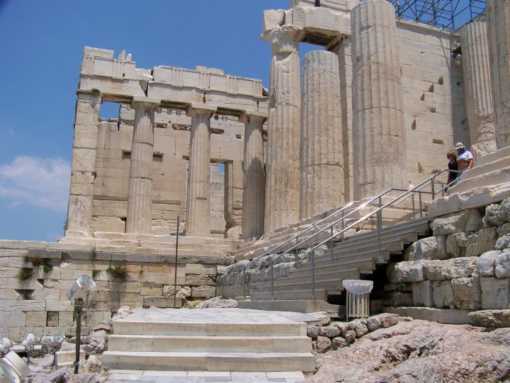 The Propylaea / Propylaia @ The Acropolis in Athens, Greece (Thu 21 June 2007)
