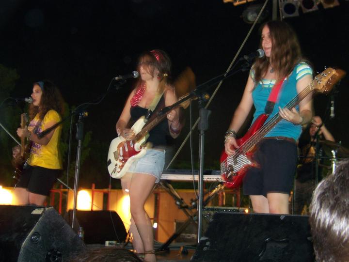 Girl Rock Bands @ Environmental Event in Athens, Greece (June 2007)