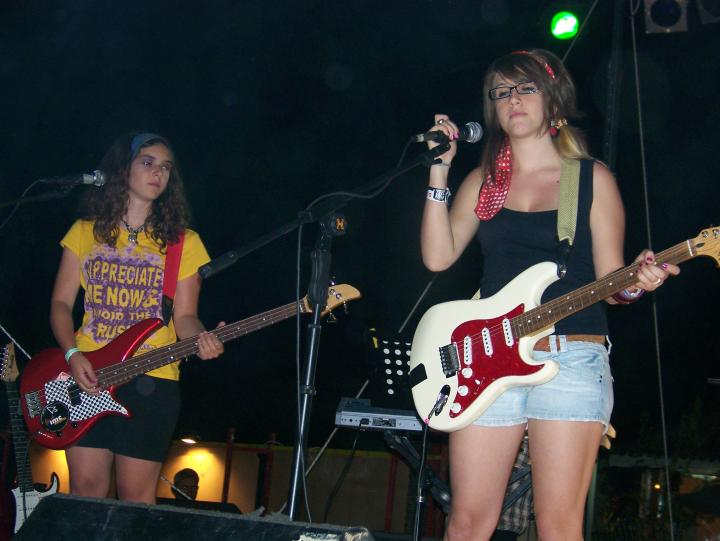 Girl Rock Bands @ Environmental Event in Athens, Greece (June 2007)