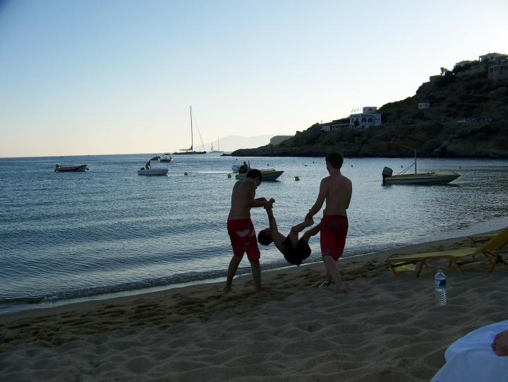 Mylopotas Beach on Ios Island in Greece (July 2007)