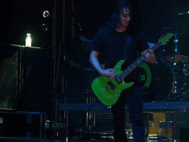 Kenny Hickey (guitar, backing and co-lead vocals) / Type O Negative @ Rockwave Festival in Athens, Greece (Sun 1 July 2007)